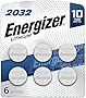 Energizer 2032 Batteries, Lithium CR2032 Watch Battery, 6 Count