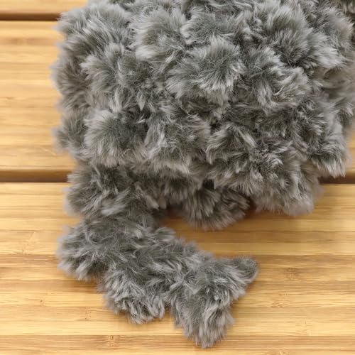 JubileeYarn Fun Finger Fur Loops Yarn - Polyester Jumbo Weight Loop Yarn - 200g/Skein - Strix - 4 Skeins, 12 Strix - Image 3