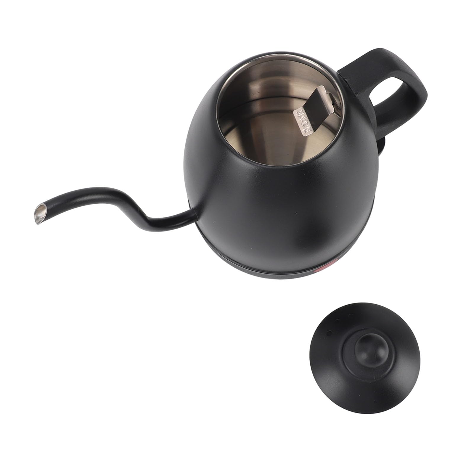 Hervidor Eléctrico de Cuello de Cisne 800ml 1000W de Calentamiento Rápido de Acero Inoxidable 304 para Verter sobre té y café, Diseño Elegante, Uso Doméstico