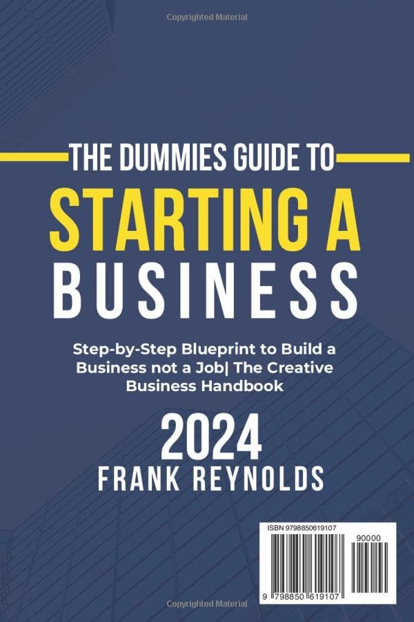 Miniatura 2 de The Dummies Guide to Starting a Business Step-by-Step Blueprint to Build a Business not a Job The Creative Business Handbook (The Ultimate Beginners