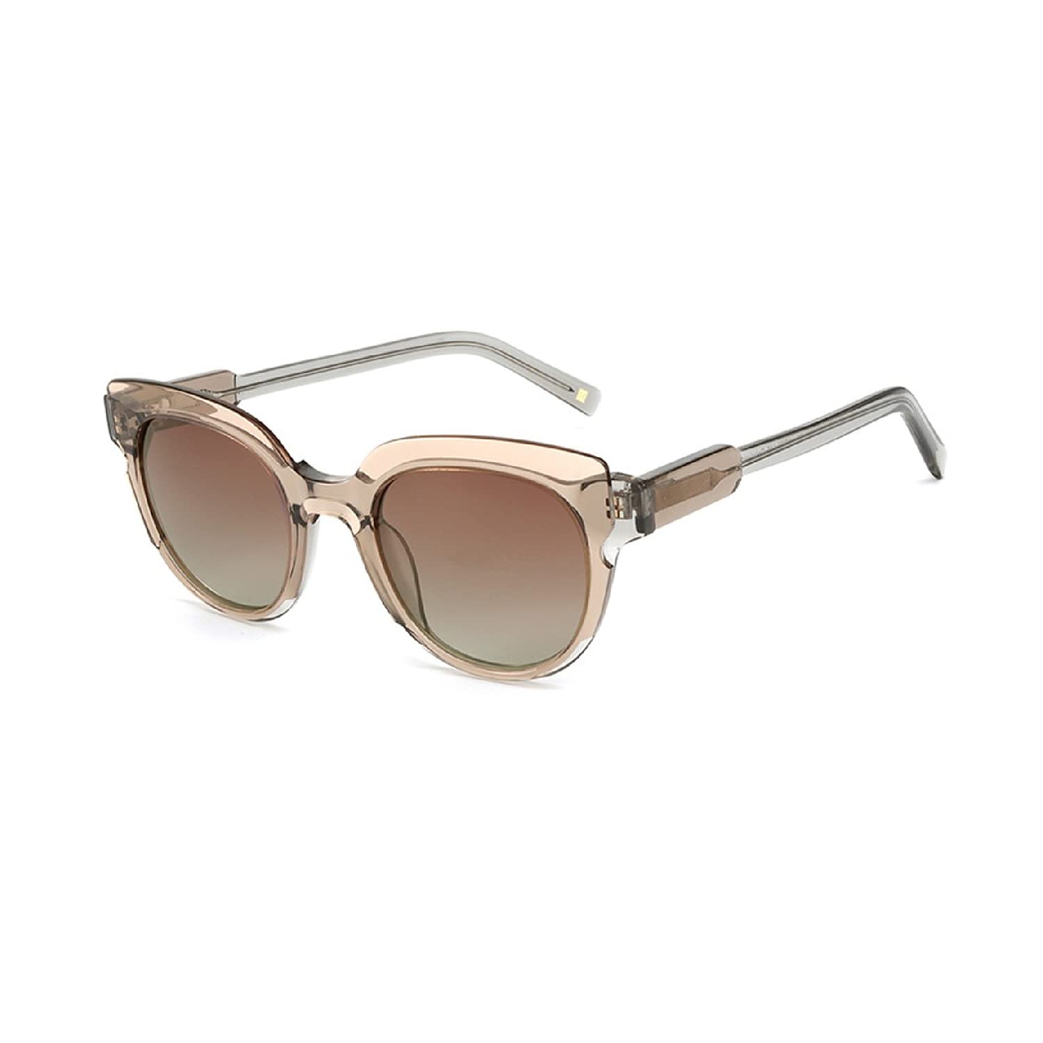 Gafas de Sol Polarizadas - Montura de Acetato - Mujer - Protección Solar UVA+UVB - Lente Policarbonato - Resistente - Forma Ovalada - Mod. AT8411