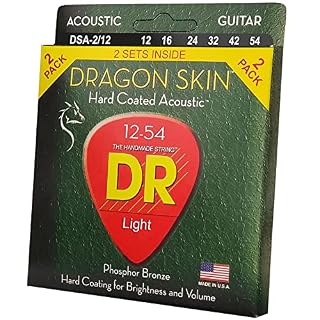 DR Strings Dragon Skin Acoustic Medium Lot de 2 – Image 2