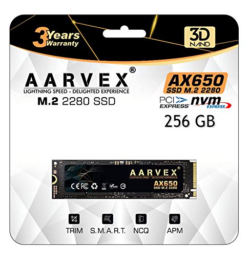 AARVEX AX650 NVME PCIe 2280 GEN 3x4 SSD 256 GB (B0871C8LL5) Amazon Price History, Amazon Price Tracker