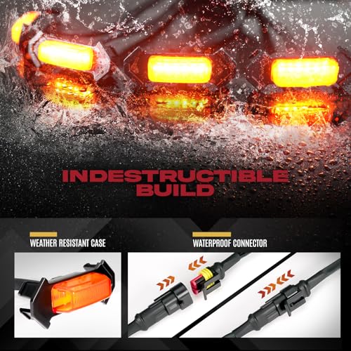 Luces LED de Rejilla Delantera Ámbar para Tacoma TRD PRO 2016-2023 miniatura 3