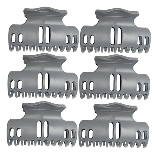 Beavorty 1 Pasador para atrapar el cabello curling wand hair clips orquillas hair topper hair pin alfileres horquilla simple agarre para el cabello Pinzas para el cabello para mujer Grey