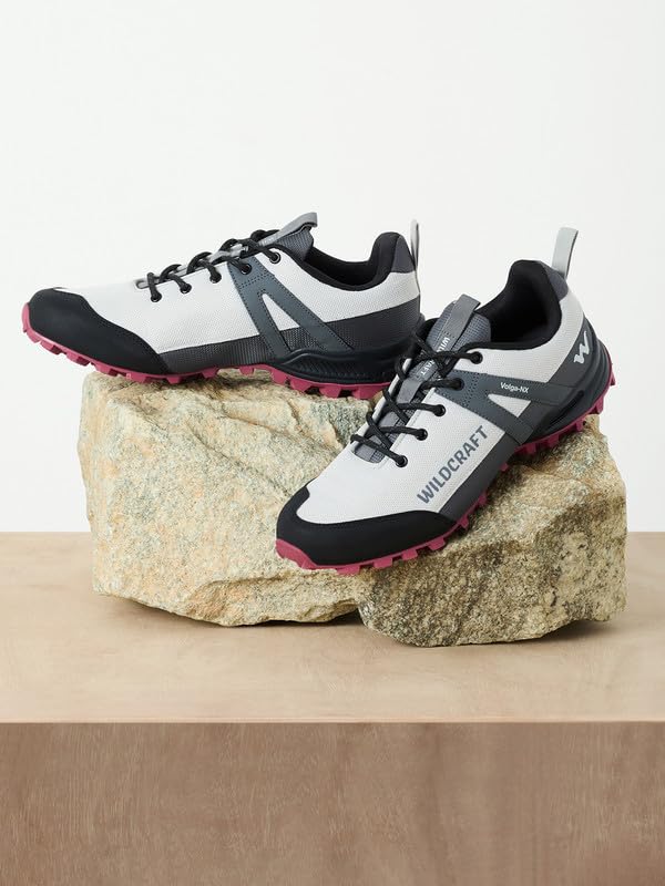 Image of Wildcraft Stylish Men Volga NX Low Ankle Outdoor Shoes- Denim Black