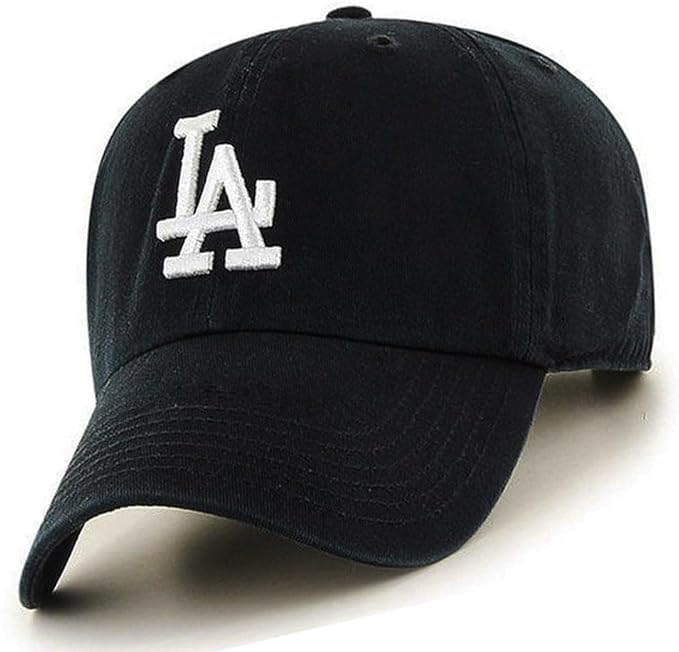 Gorro ajustable L&A de algodón puro negro miniatura 2