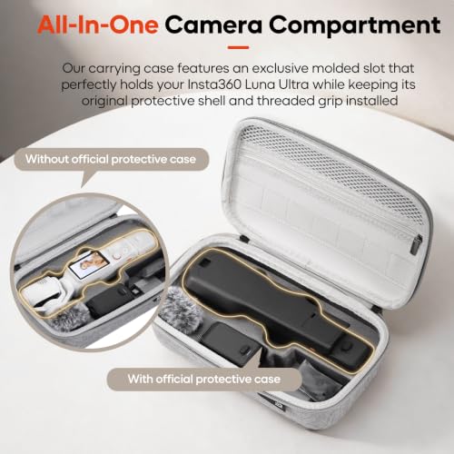 Carrying Case for Insta360 Luna Ultra Creator Bundle, Portable Storage Bag by STARTRC TECH - Used condition - Image 3