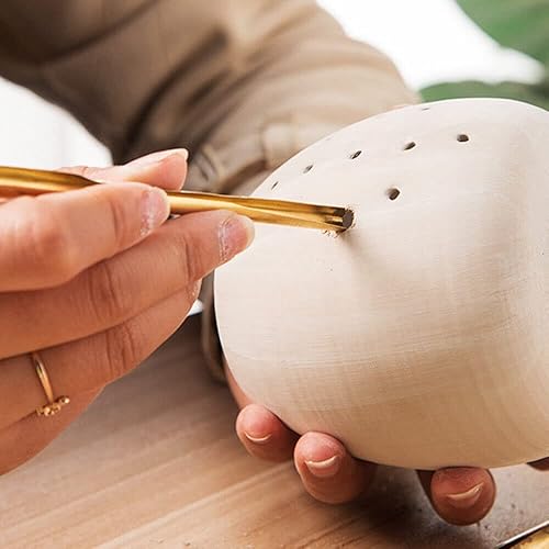 Miniatura 3 de Juego de herramientas de perforación de cerámica de cerámica para cortar agujeros de arcilla de latón, 5 uds