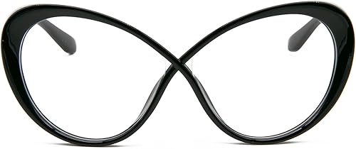 Miniatura 2 de Gafas de bloqueo de luz azul de gran tamaño para mujer, gafas ovaladas de ojo de gato, para computadora, antifatiga ocular