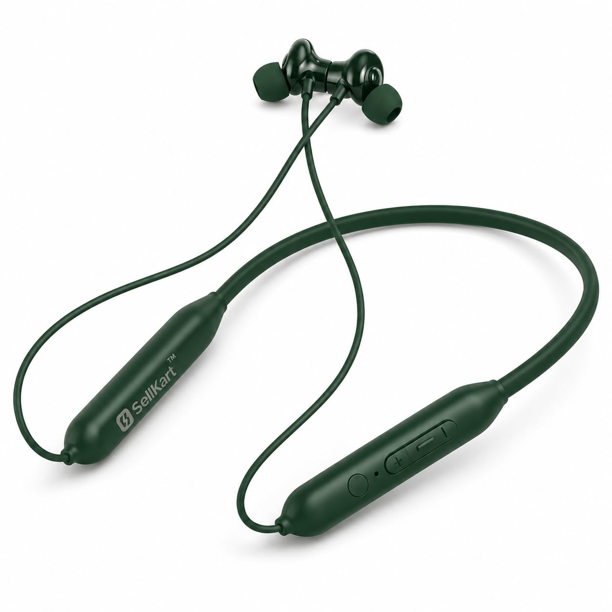 Z2 Pro Wireless Neckband Earphones | Deep Bass Stereo Sound | Bluetooth 5.0 | Magnetic Earbuds | Up to 20 Hours Playback | HD Mic for Clear Calls | Fast Charging (Green)-image-6