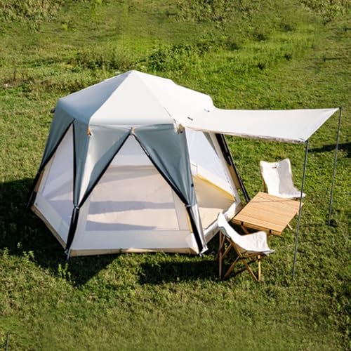 Carpa de camping impermeable portátil para 2-4 personas miniatura 2