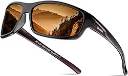 Óculos de sol esportivos polarizados para homens, leve, armação TR90, óculos de sol para dirigir, ciclismo, pesca, proteção UV