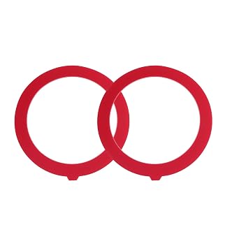 Flush Valve Seal for Kohler, Compatible Kohler Flush Valve Seal,Silicone Material Toilet Ring Seal GP1059291, Canister Flush Valve Toilet Tank Gasket, Toilet Tank Parts Gasket2-Pack