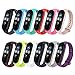 Simpeak 12 Piezas Correa Compatible para Xiaomi Mi Smart Band 5 / Band 6 Pulsera, Silicona Reloj de Recambio Brazalete Coloridos Correas Compatible para Xiaomi Mi Band 5/6
