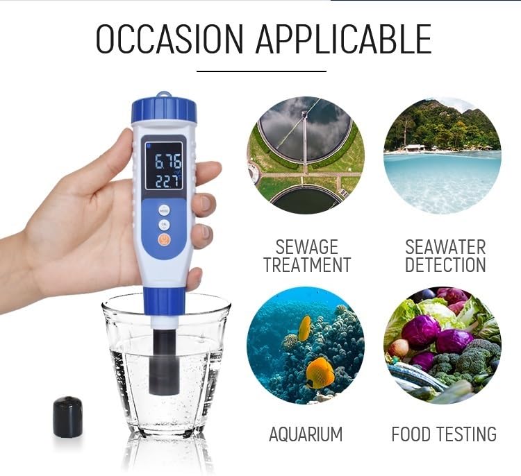 Pluma portátil de prueba de agua con ozono y cloro
