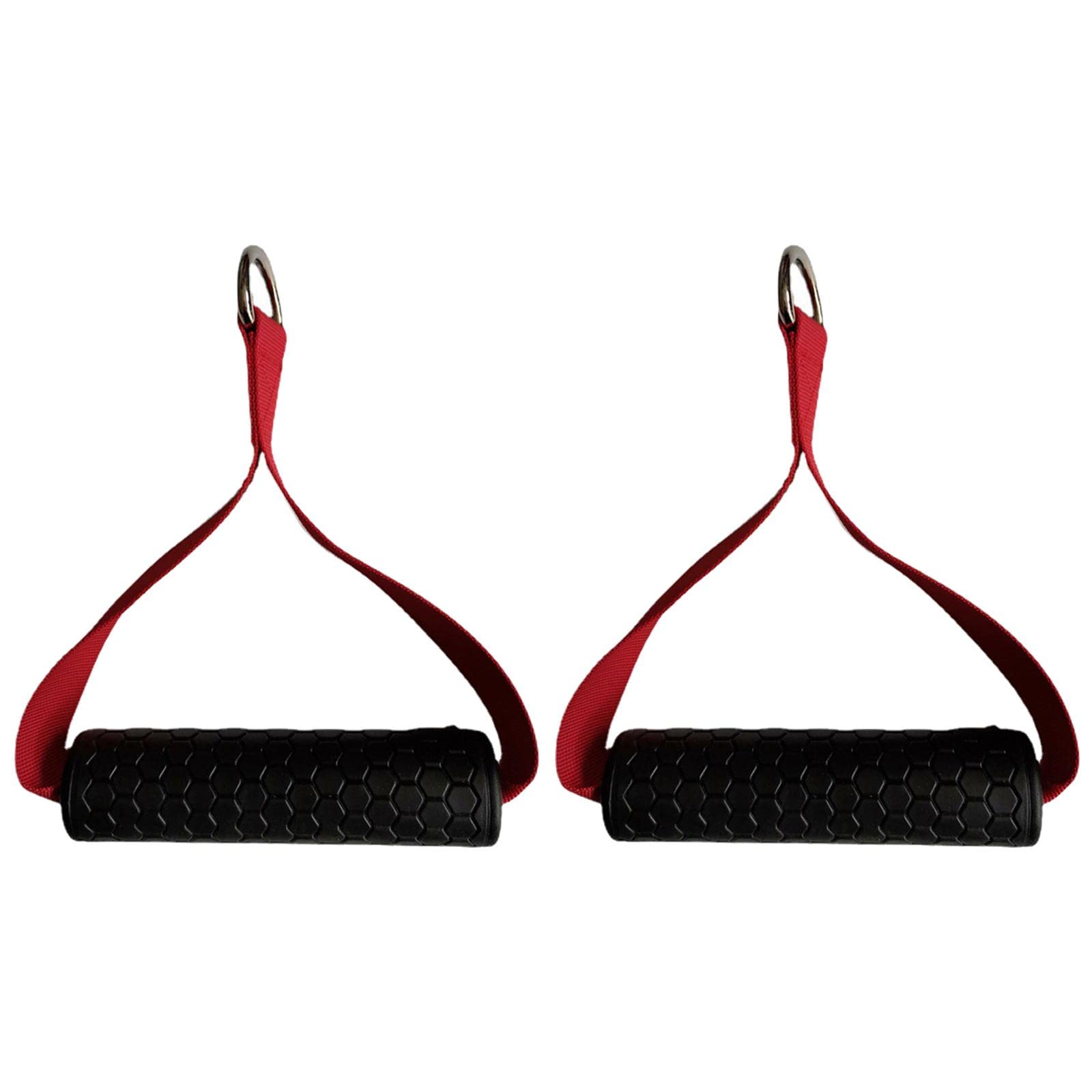 MERISHOPP 2X Pull Band Handles Stretch Tube Exercise Equipment Ab Workout LAT Row Bar-image-9