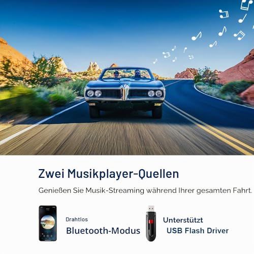 Bluetooth FM Transmitter, ZeaLife Auto Radio Transmitter QC 3.0 KFZ Wireless Bluetooth 5.3 FM Radio...