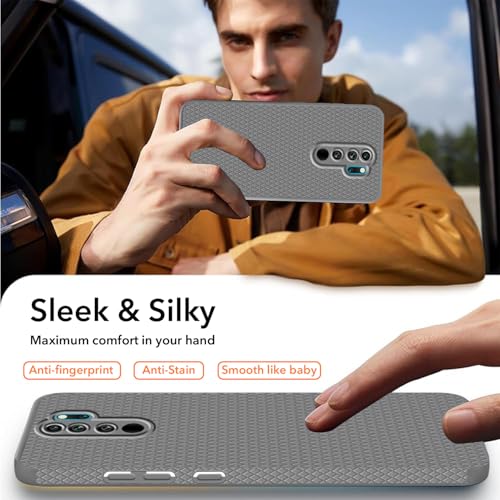 Image of Jkobi Back Cover Case for Xiaomi Mi Redmi Note 8 Pro (Liquid Silicone | Side Grip | Camera Protection)