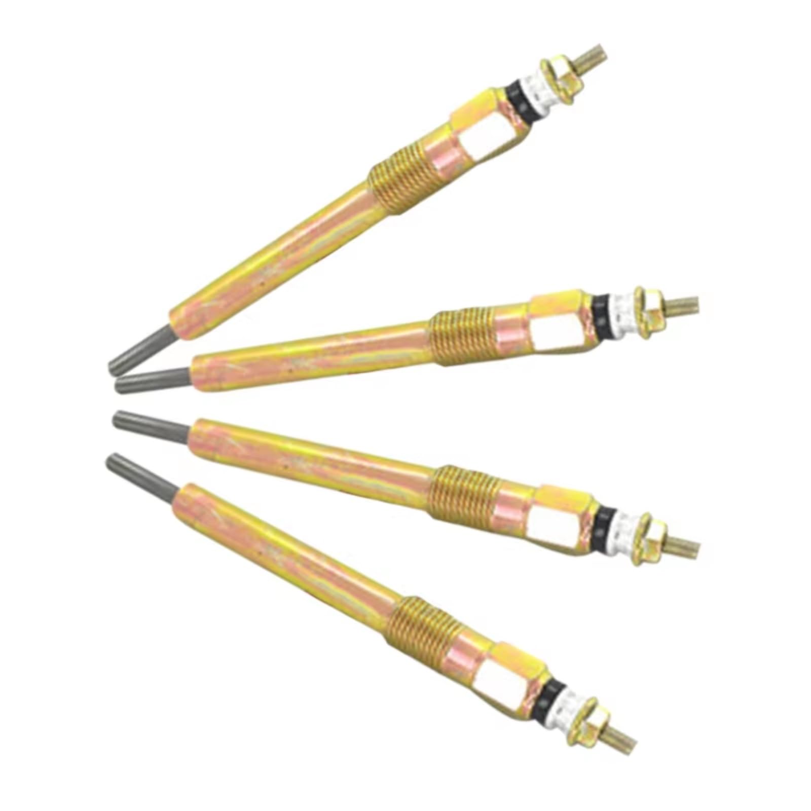 Bujía incandescente para Calentador diésel Compatible con Isuzu para Motor Elf 150 250 350 4JB1 4JG1 4JG1T Kit de 4 bujías incandescentes 8-94175158-0 8941751580
