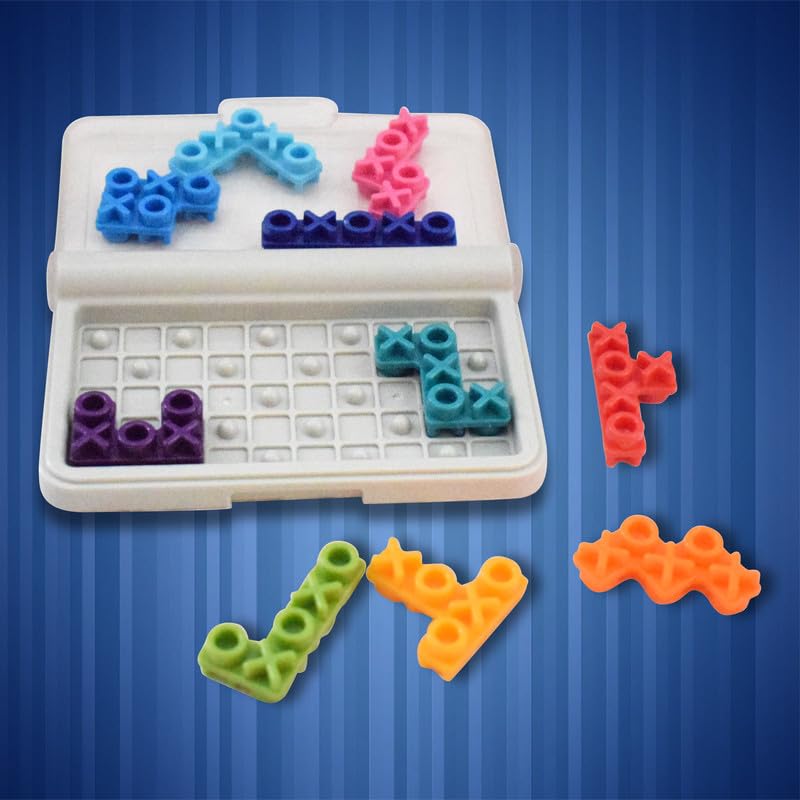 Image of IQ Toy, Colourful Theme, 1-Player Brain Teaser | 120 Challenges, 5 Levels of Difficulty, For Kids and Adults, Enhances Logic and Problem-Solving Skills