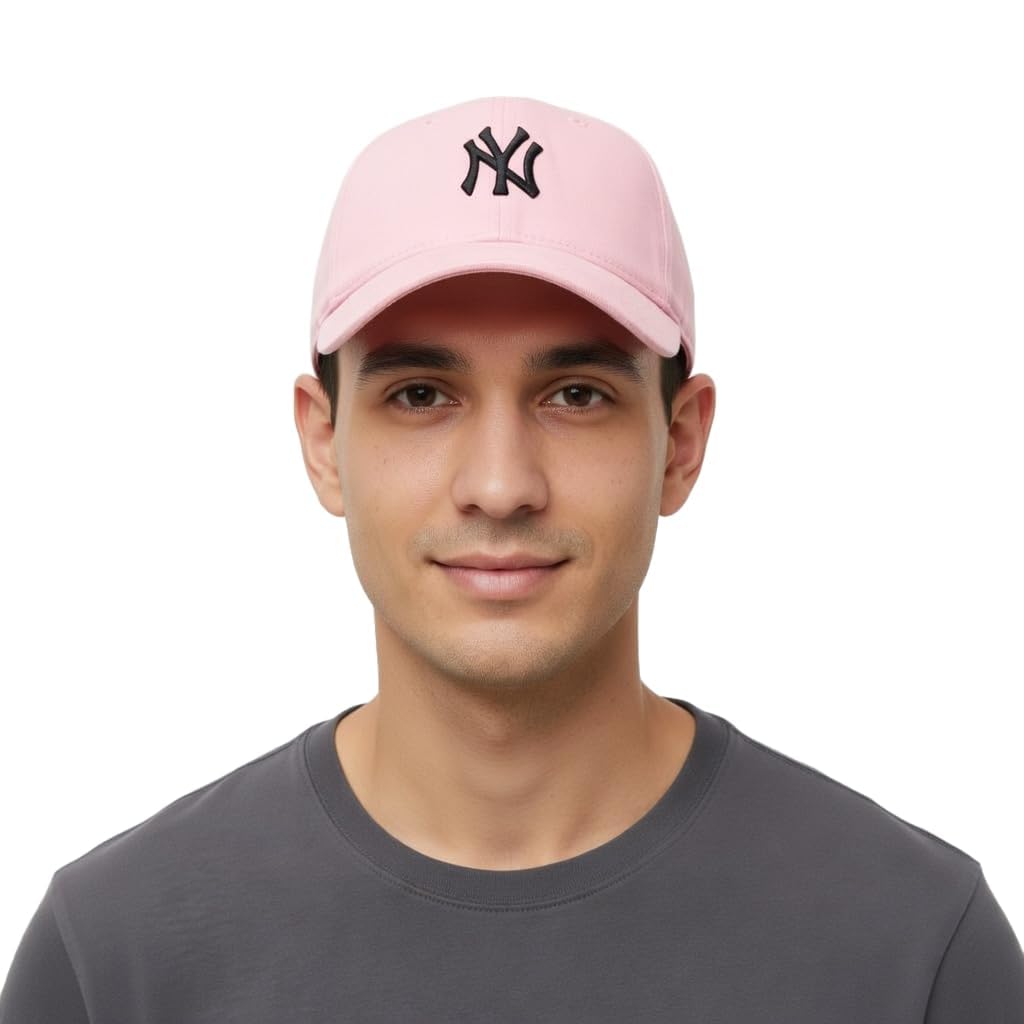 jamont Baseball Cap for Men & Women | Unisex Adjustable Breathable Cotton Sports Cap with Stylish NY Style Embroidery | Premium Sun Protection Summer Hat for Outdoor Sports, Travel & Gym-picture-12