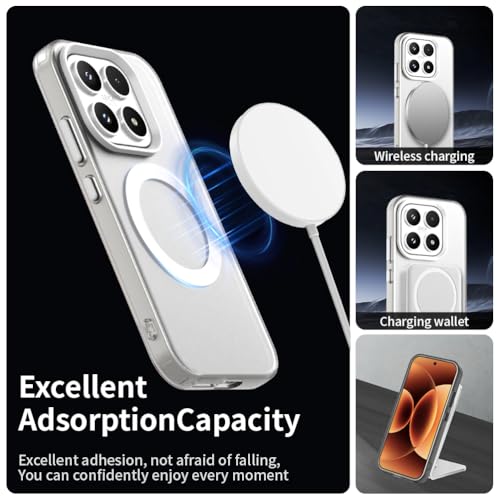 Image of for Xiaomi 17 Case Magnetic Case Anti Drop Hybrid Phone Back Cover - White