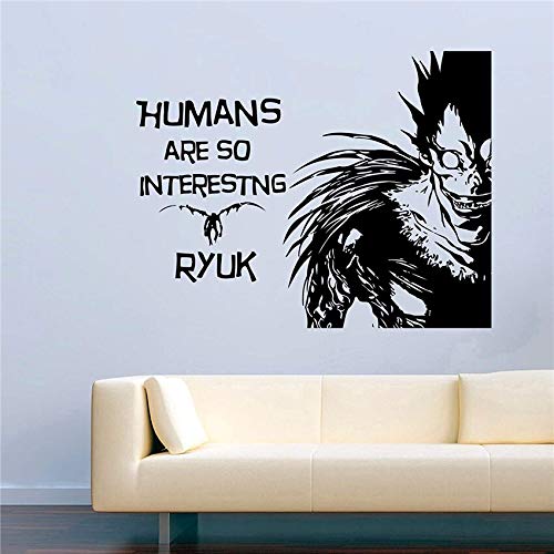 Gadgets Wrap Anime Vinyl Wall Decal Death Note Quote Comics Art Decor