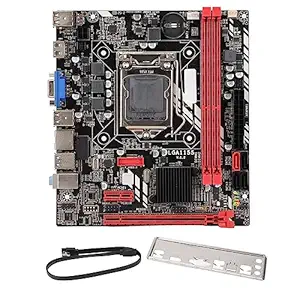 Estink DDR3 Motherboard, B75M Desktop PC Motherboard Support 1155 Pins I3 I5 I7 Processor 2 DDR3 Memory Slots Card Interface High Speed Network Stable Power Gaming Motherboard