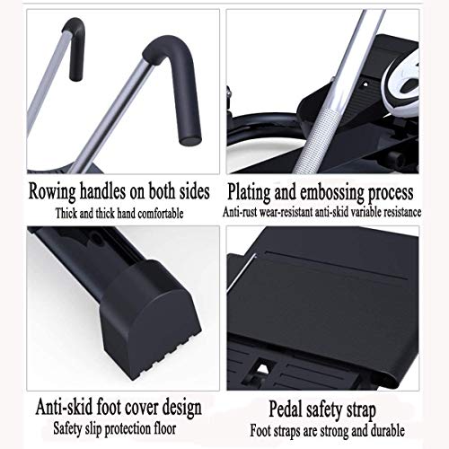 Image of Rowing Machines Rowing Machine Indoor Rower Foldable Rowing Machine Max User Weight 120 Kg 6 Level Adjustable Resistance