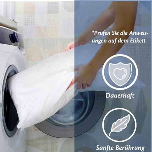 Flowen Seitenschläferkissen 40 x 145 cm Langes Kissen für Seitenschläfer Body Pillow 40x145 mit...