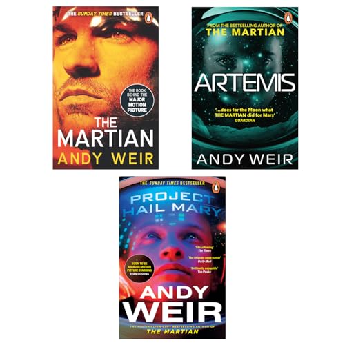 Image of ANDY WEIR 3 BOOKS BOXSET: Andy Weir 3 Books Boxset: Project Hail Mary, The Martian and Artemis | NEW YORK TIMES Bestselling Sci-Fi Space Adventure Collection
