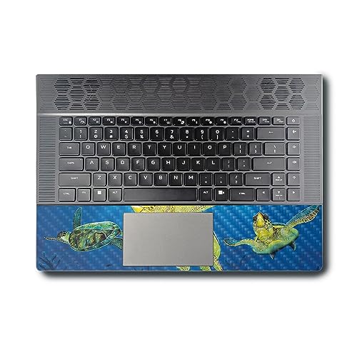 Image of MightySkins Carbon Fiber Skin Compatible With Alienware X16 R1 (2023) Full Wrap Kit - Turtle Dreams | Protective, Durable Textured Carbon Fiber Finish | Easy To Apply & Change Styles | Made in the USA