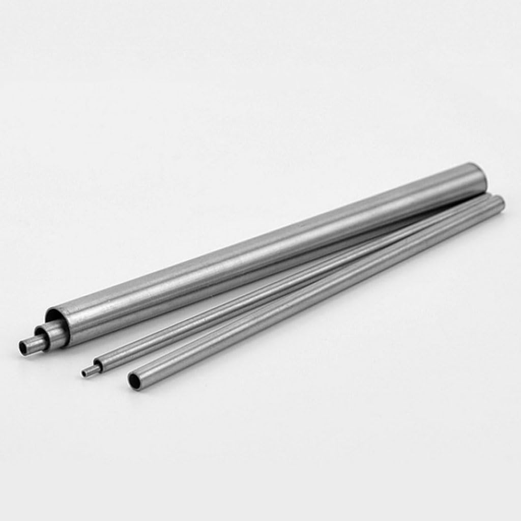 Carbon Steel Precision Pipe 250/500Mm Stainless Steel Pipes, 304 Seamless Capillary Tube Od 25Mm 28 32 34 38 40 42 45 48 51Mm Metal Pipe/250Mm 2Pcs/Od 34Mm Id 31Mm(250mm 2pcs,Od 38Mm Id 34Mm)