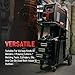 YESWELDER Welding Cart with 4 Drawers for MIG Welder TIG Welder and Plasma Cutter, Heavy Duty Large Storage 360° Rolling Welding Trolley