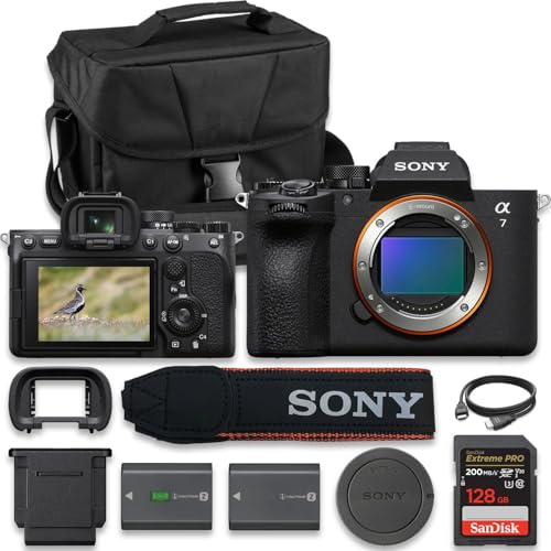 Image of Sony Alpha 7 V Full-Frame Hybrid Mirrorless Camera: 30fps Blackout-Free Shooting, AI Autofocus, 5-Axis in-Body Stabilization (Body only) Value Bundle