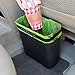 Carbage Can Premium Car Trash Can with Floor Mat Clip, Bag Securement Band and Liner| Keep Car Tidy with This 100% Water-Proof Car Trash Bin | Durable Car Garbage Can for Your Vehicle