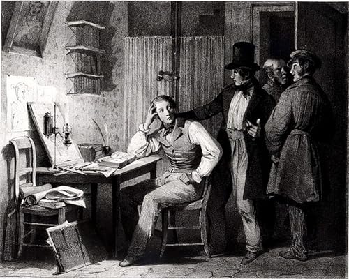 Affiche de Arts Jules David Le Soir Toile Salon 60x90cm