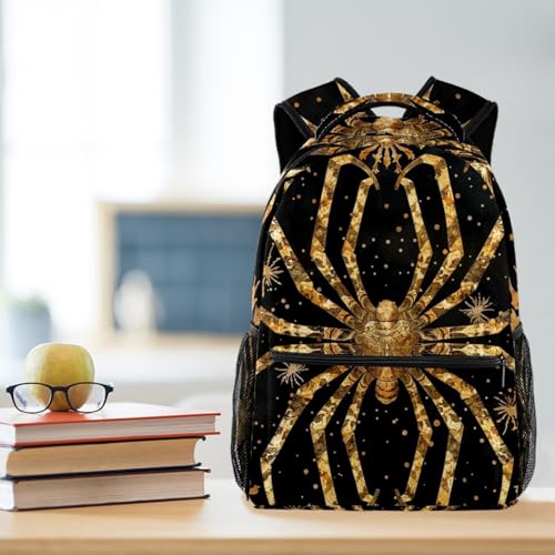 Sac à dos Campus rétro Spider multicolore unisexe avec porte-bouteille - 6