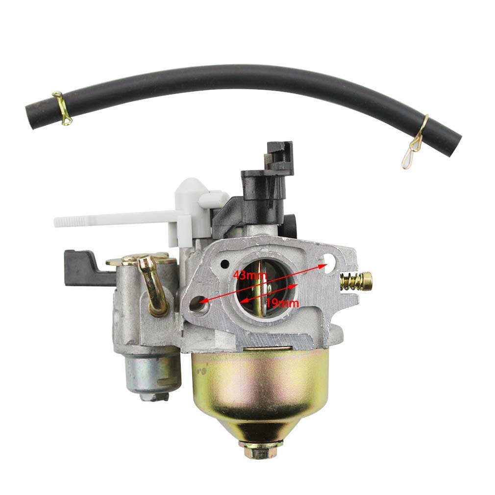 WOOSTAR Carburatore con Bobina di Accensione con Avviamento a Strappo Sostituzione per GX140 GX160 GX168 GX200 5,5HP 6,5HP Motore