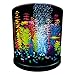 GloFish Half Moon Aquarium with Blue LED Bubbler, 3-Gallon