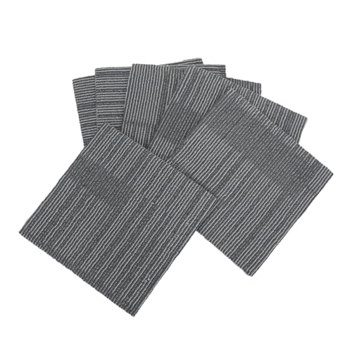 OATIPHO Alfombras Ignífugas Autoadhesivas para Suelo 30X30 CM 6 MM 6 Piezas Losetas de Alfombra Cuadradas de Polipropileno Resistentes al Fuego para Chimenea y Aislamiento Acústico en