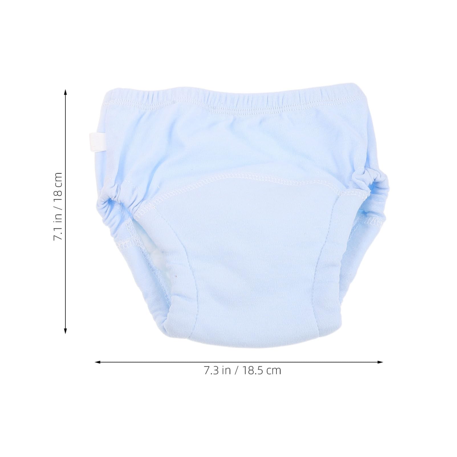 BESPORTBLE 6Pcs Soft Breathable Training Pants for Boys Leakproof Reusable Diaper Shorts for Potty Training Chic Minimalist Design for Home Outdoor Activities