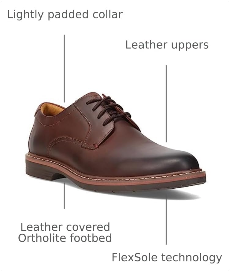 Image of Florsheim Norwalk Plain Toe Oxford Men's Oxford