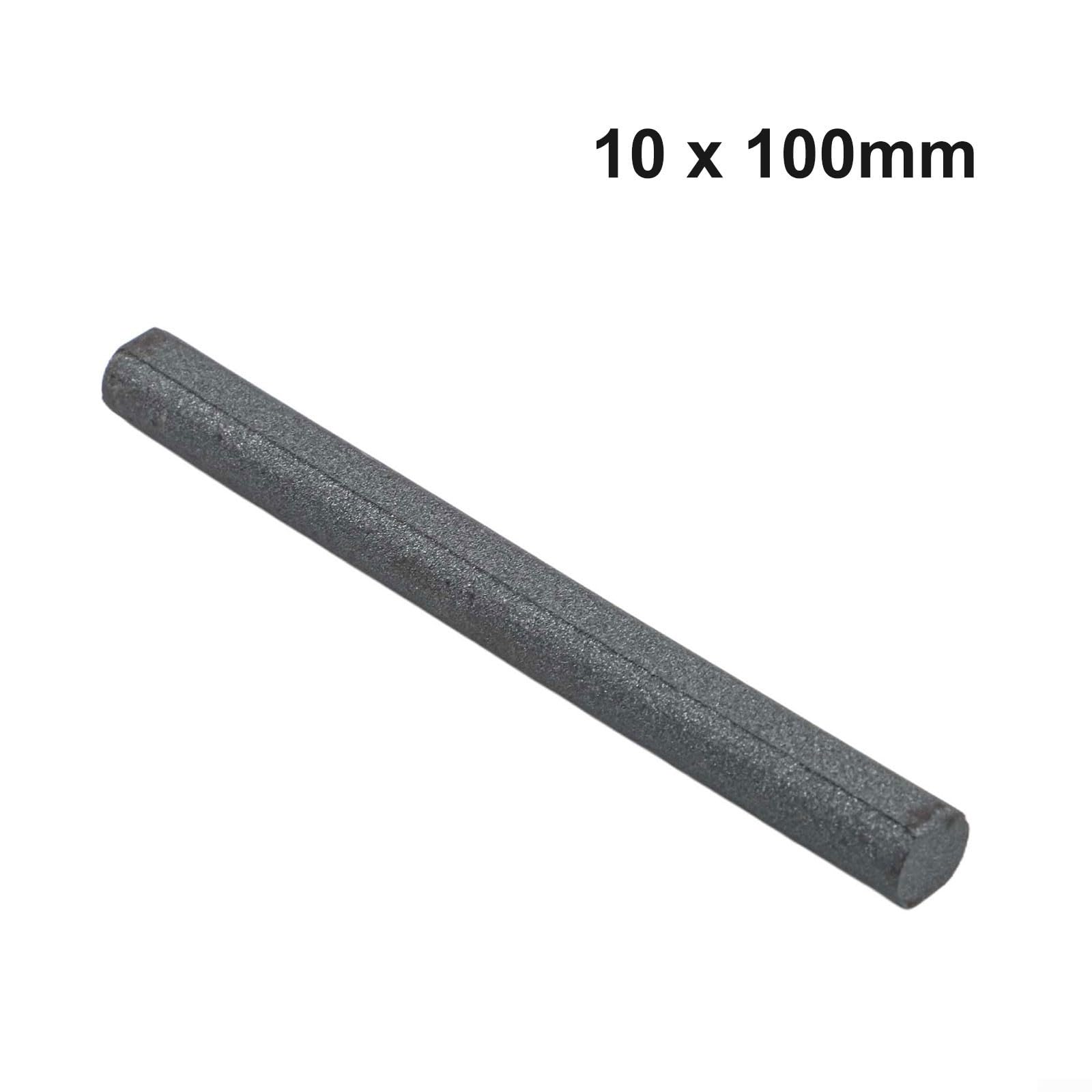 Premium Ferrite Rod Core 10mm x 100mm RF Connector Mount Manganese Zinc