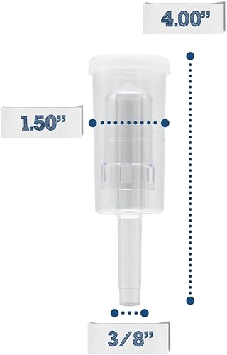 Miniatura 6 de Junta hermética de tapa de fermentación estándar de un galón con esclusa de aire, convierte el frasco de un galón en un fermentador Kombucha dura,