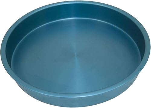 Bayou Classic 1020 - Bandeja de servir de aluminio anodizado azul de 14 pulgadas, juego de 4 piezas, perfecto para cangrejos y mariscos, hervidores,