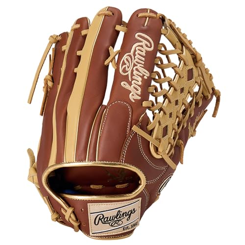 ローリングス(Rawlings) 野球用 グラブ グローブ 軟式 HYPER TECH COLOR SYNC GR5FHTCY719 外野手用 ブラウン/キャメル 12.75インチ ※右投げ用