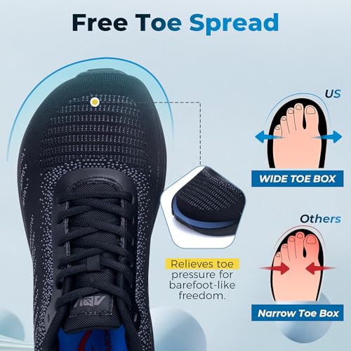 Image of Walking Shoes for Men Arch Support Plantar Fasciitis Shoes Orthotic Tennis Sneakers for Foot Pain Relief