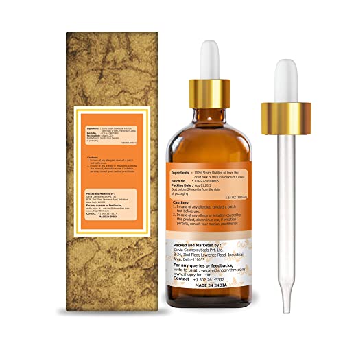 Image of Crysalis Cassia (Cassia) Oil|100% Pure & Natural Undiluted Essential Oil Organic Standard For Skin & Haircare|Therapeutic Grade Oil, Healthy Skin & Hair-100ML With Dropper